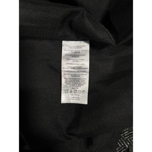 Ann Taylor Factory Ladies Twill Skirt, Size 16, Faux Wrap, Knee Length Side Zip - Picture 10 of 10